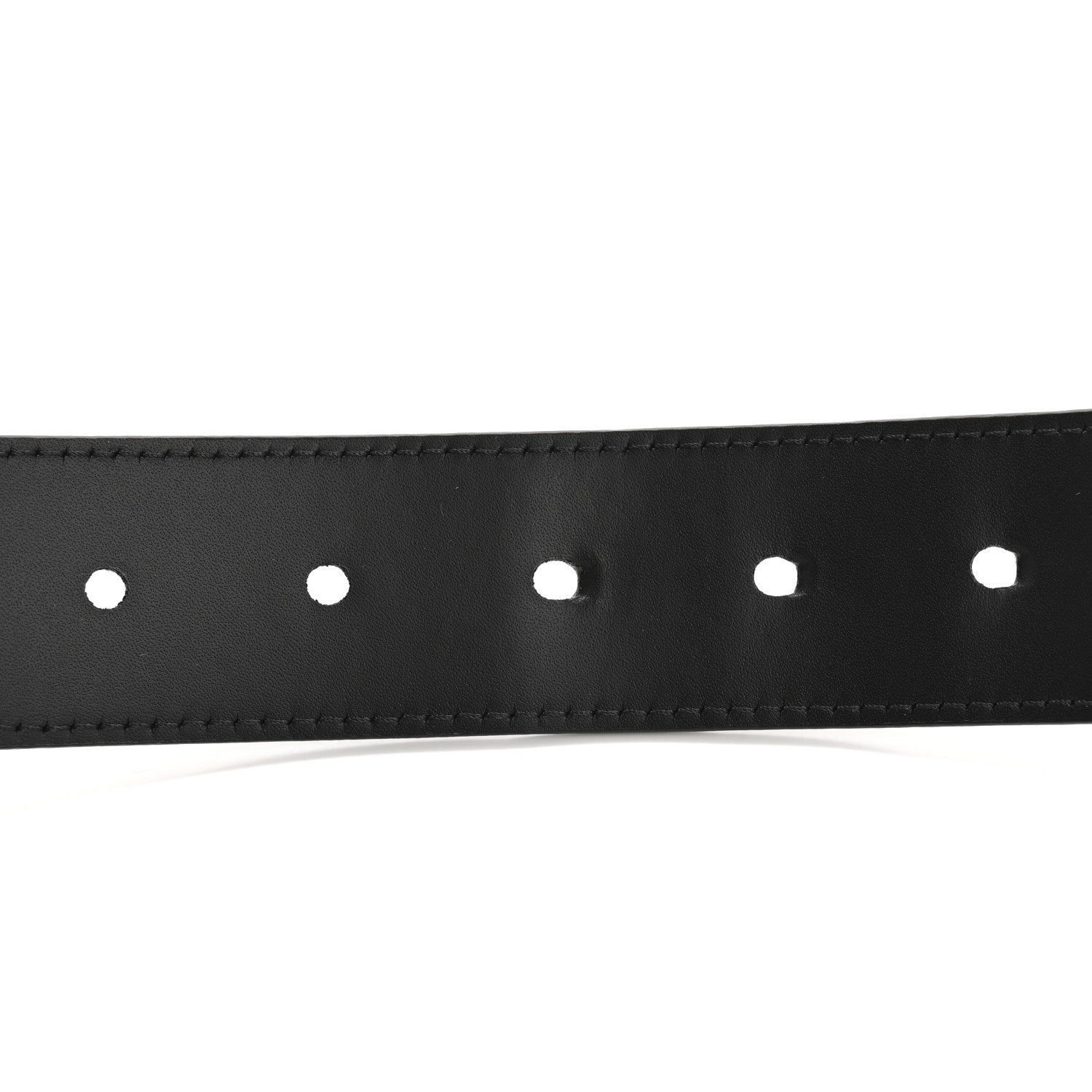 Louis Vuitton Calfskin 35mm Pont Neuf Belt 85 34 Black 4 of 6