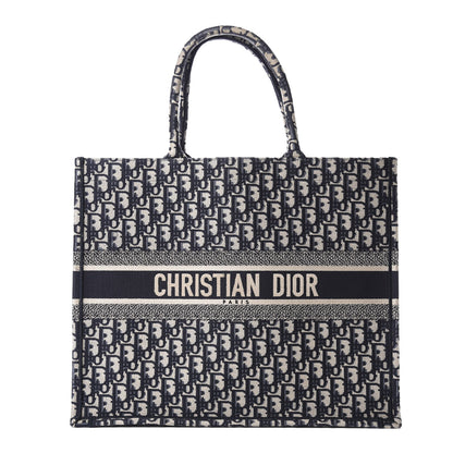 Christian Dior Oblique Book Tote Blue Multicolor 1 of 10