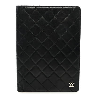 Chanel Lambskin Quilted Large Agenda Cover Black 1 of 6