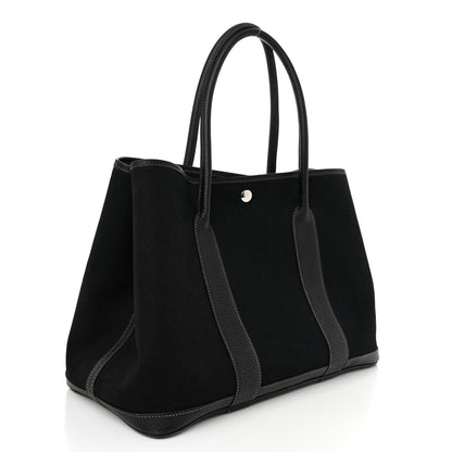 Hermes Toile Negonda Garden Party Tote 36 MM Black 3 of 10