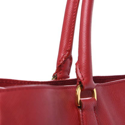 Prada Saffiano Lux Large Tote Fuoco 12 of 13