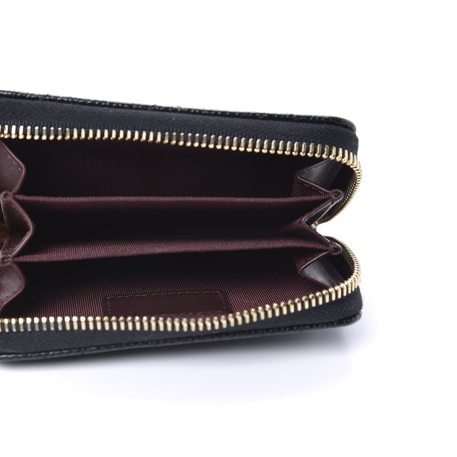 Chanel Caviar Quilted Zip Coin Purse Black 5 of 8