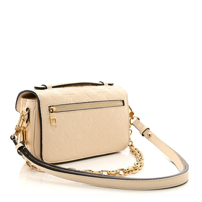 Louis Vuitton Empreinte Pochette Metis East West Cream 1 of 9