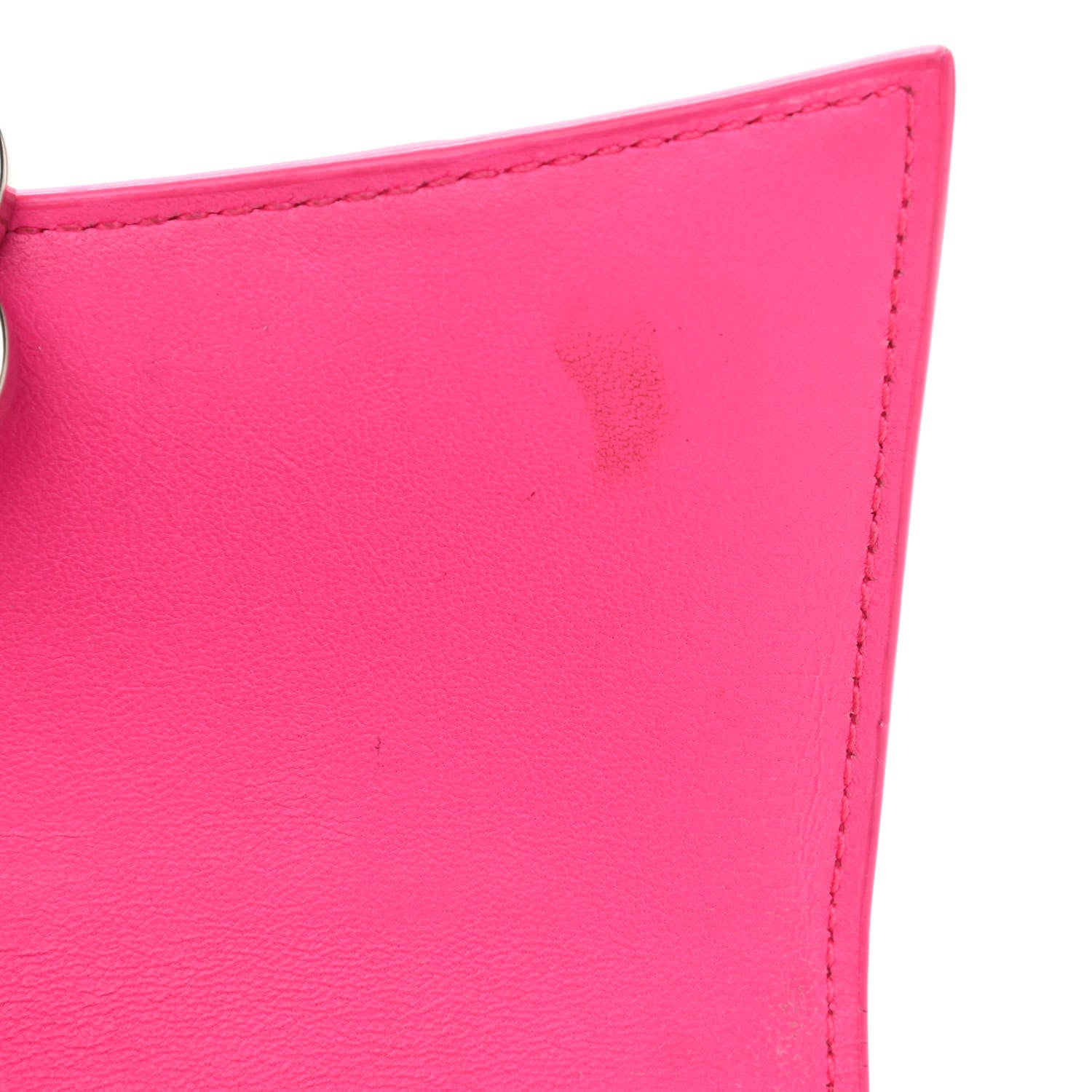 Balenciaga Shiny Box Calfskin Hourglass Top Handle Bag XS Hot Pink 13 of 13