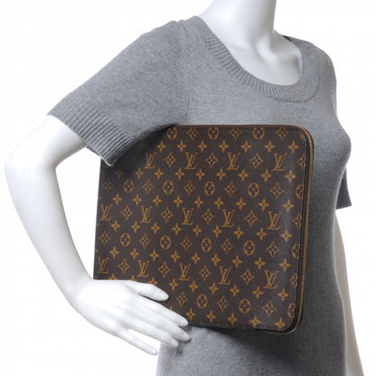 Louis Vuitton Monogram Poche Documents Portfolio Case 2 of 7