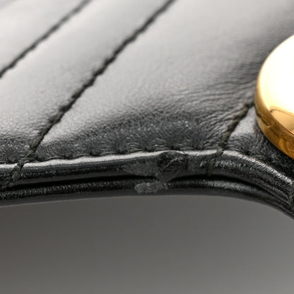 Gucci Calfskin Matelasse GG Marmont Chain Wallet Black 12 of 12