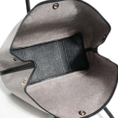 Hermes Toile Buffle Skipper Garden Party 36 MM Tote Black 5 of 9