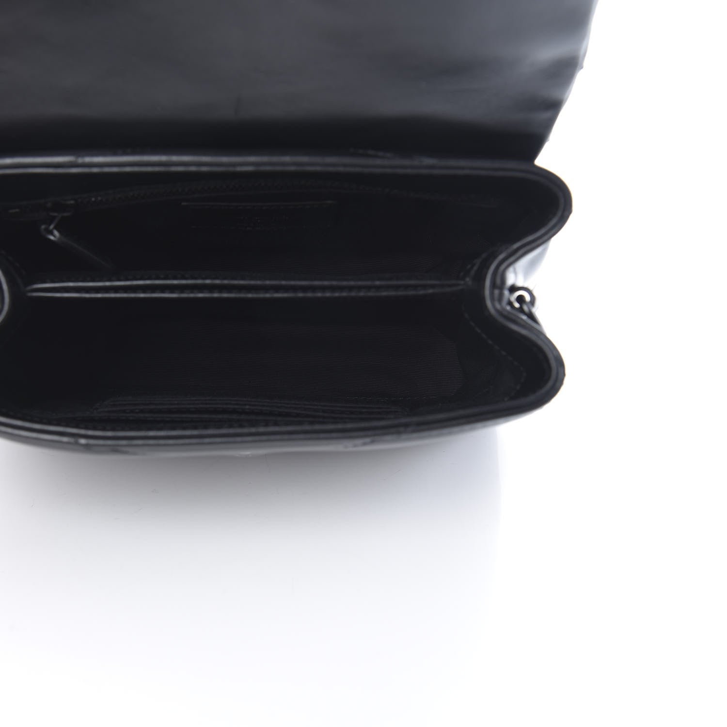 Saint Laurent Calfskin Y Quilted Monogram Toy Loulou Crossbody Bag Black 5 of 10