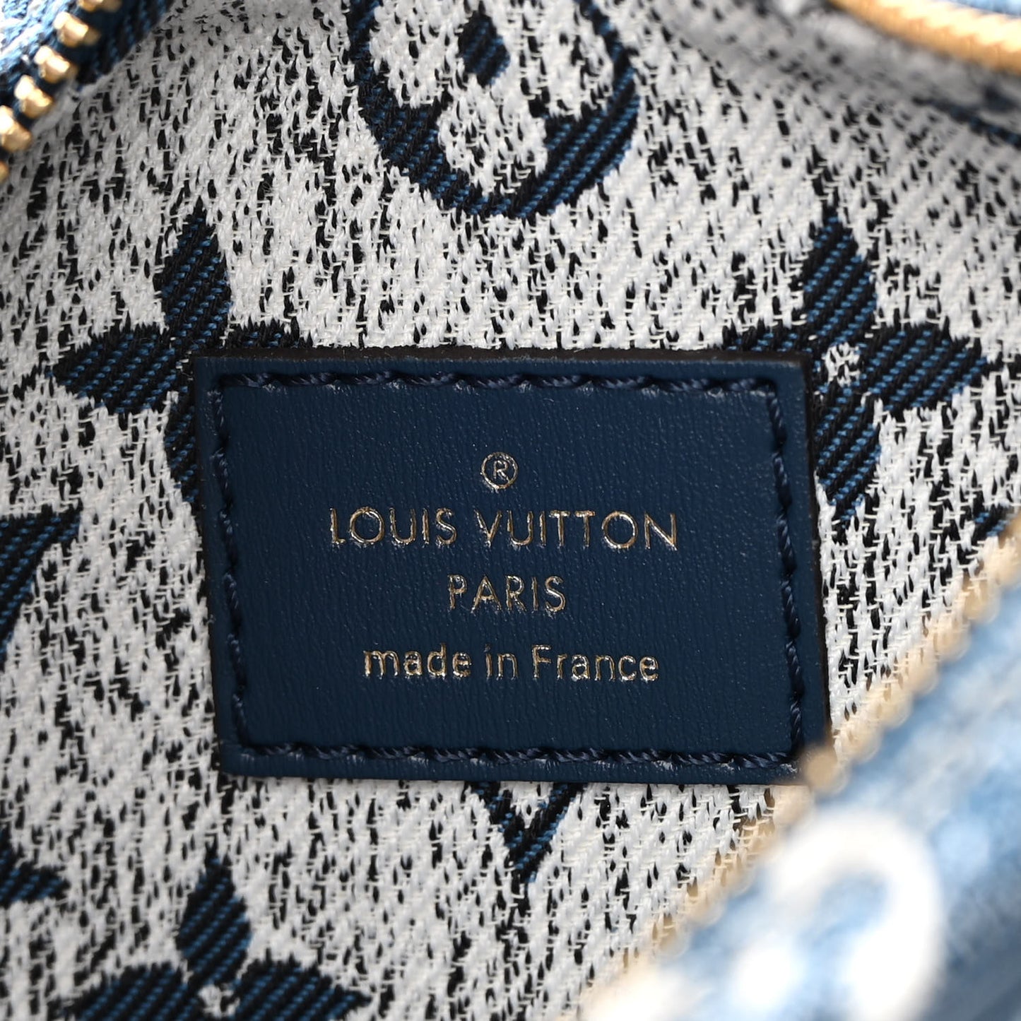 Monogram Jacquard Denim Loop Bleu