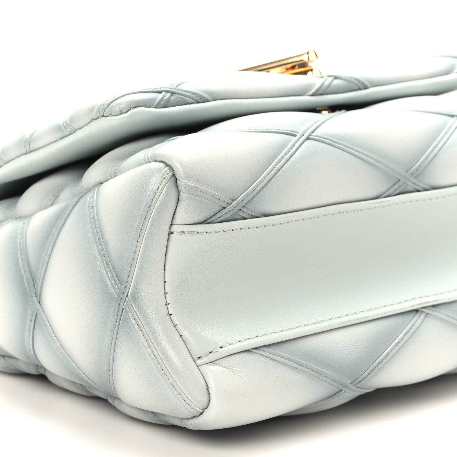 Louis Vuitton Lambskin Malletage GO-14 MM Ecume 8 of 9