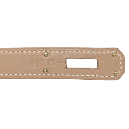 Hermes Box Kelly Sellier Guilloche 35 Argile 7 of 10