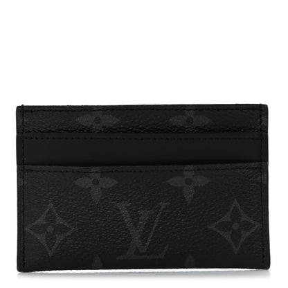 Louis Vuitton Monogram Eclipse Porte-Cartes Double Card Holder 1 of 8