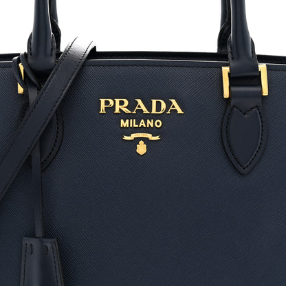 Prada Saffiano Soft Calfskin Large Tote Baltico 7 of 10