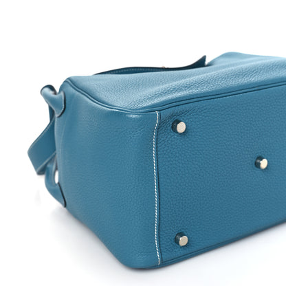 Hermes Taurillon Clemence Lindy 30 Bleu Jean 8 of 9