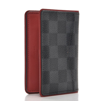 Louis Vuitton Damier Graphite Pocket Organizer Bordeaux 3 of 7