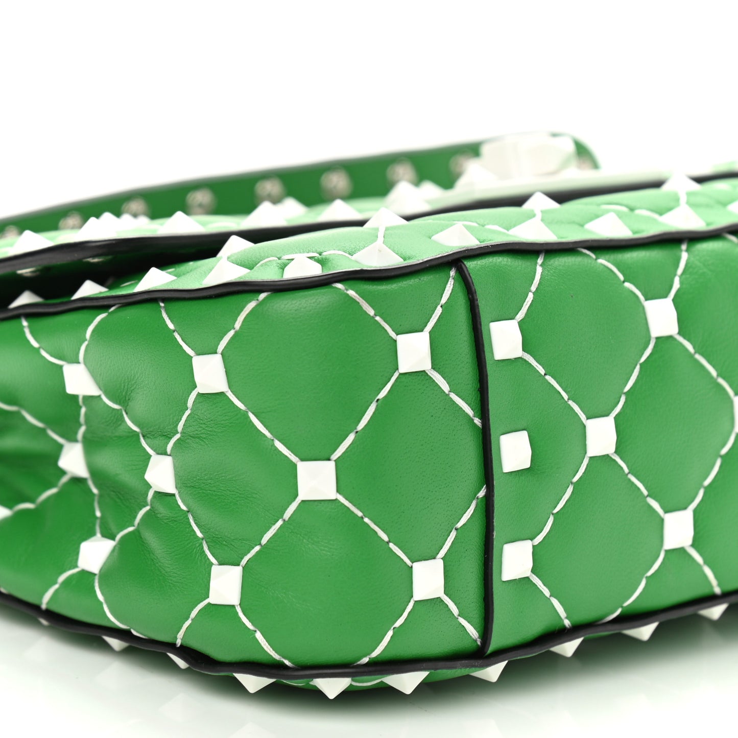 Nappa Small Free Rockstud Spike Shoulder Bag Peppermint