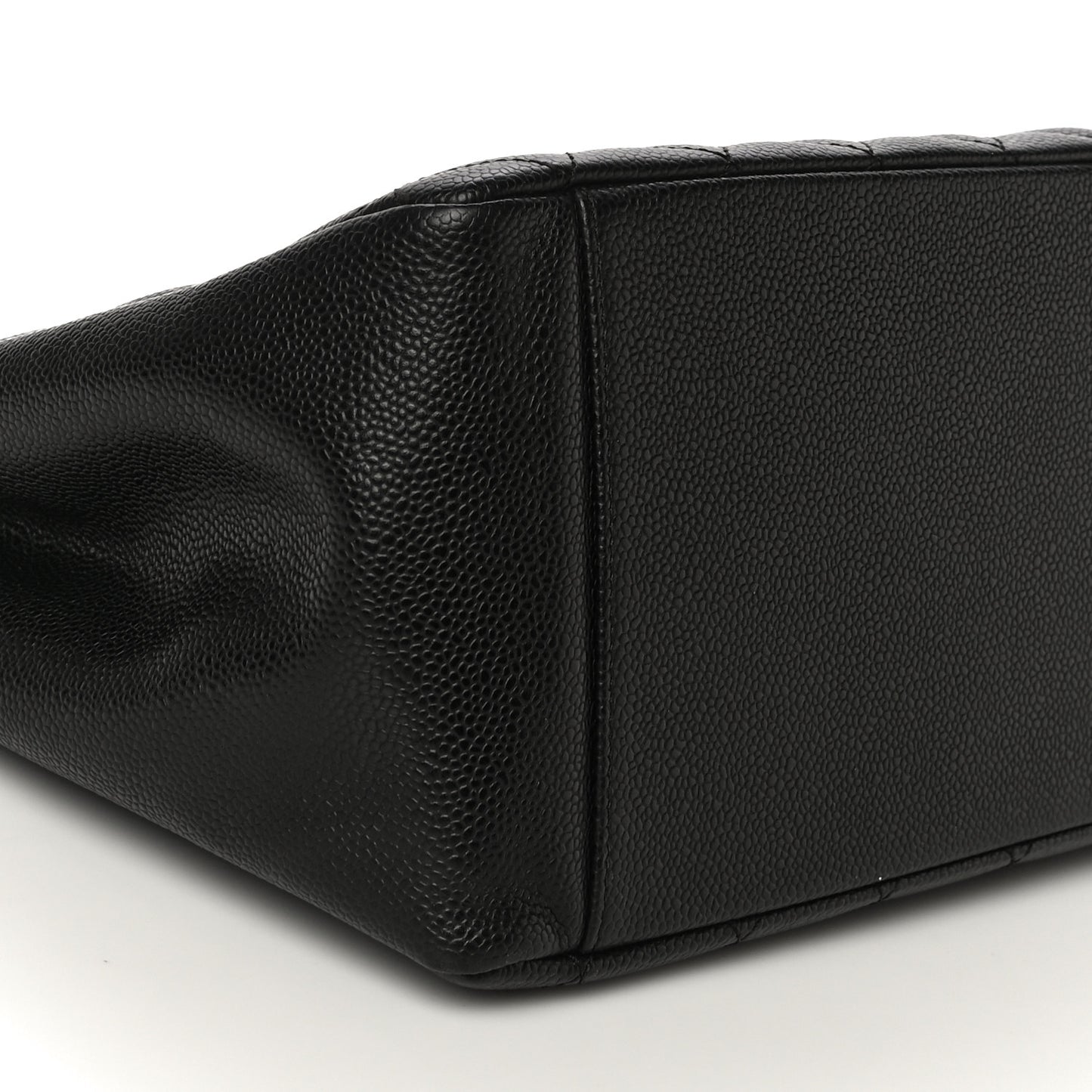 Caviar Quilted Grand Shopping Tote GST Black