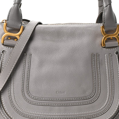 Chloe Calfskin Medium Marcie Satchel Cashmere Grey 8 of 11