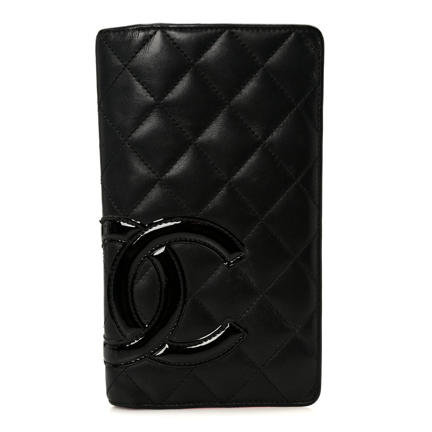 Chanel Calfskin Quilted Cambon Yen Wallet Black 1 of 10