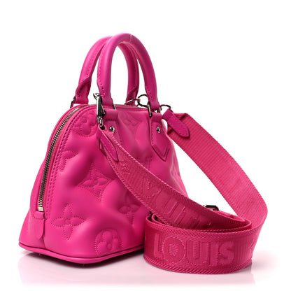 Louis Vuitton Calfskin Bubblegram Alma BB Rose Miami 2 of 9