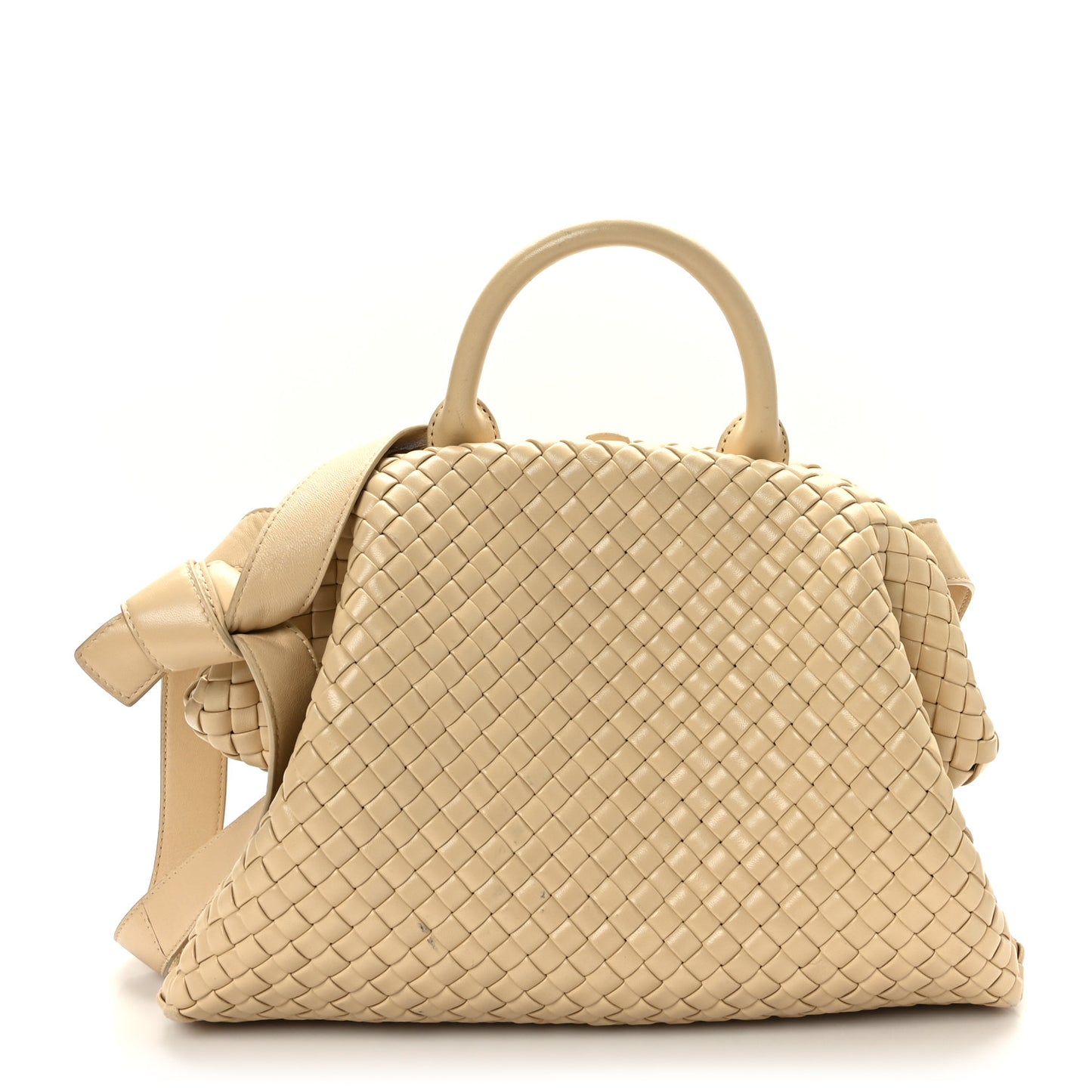 Nappa Intrecciato Padded The Handle Tote Porridge