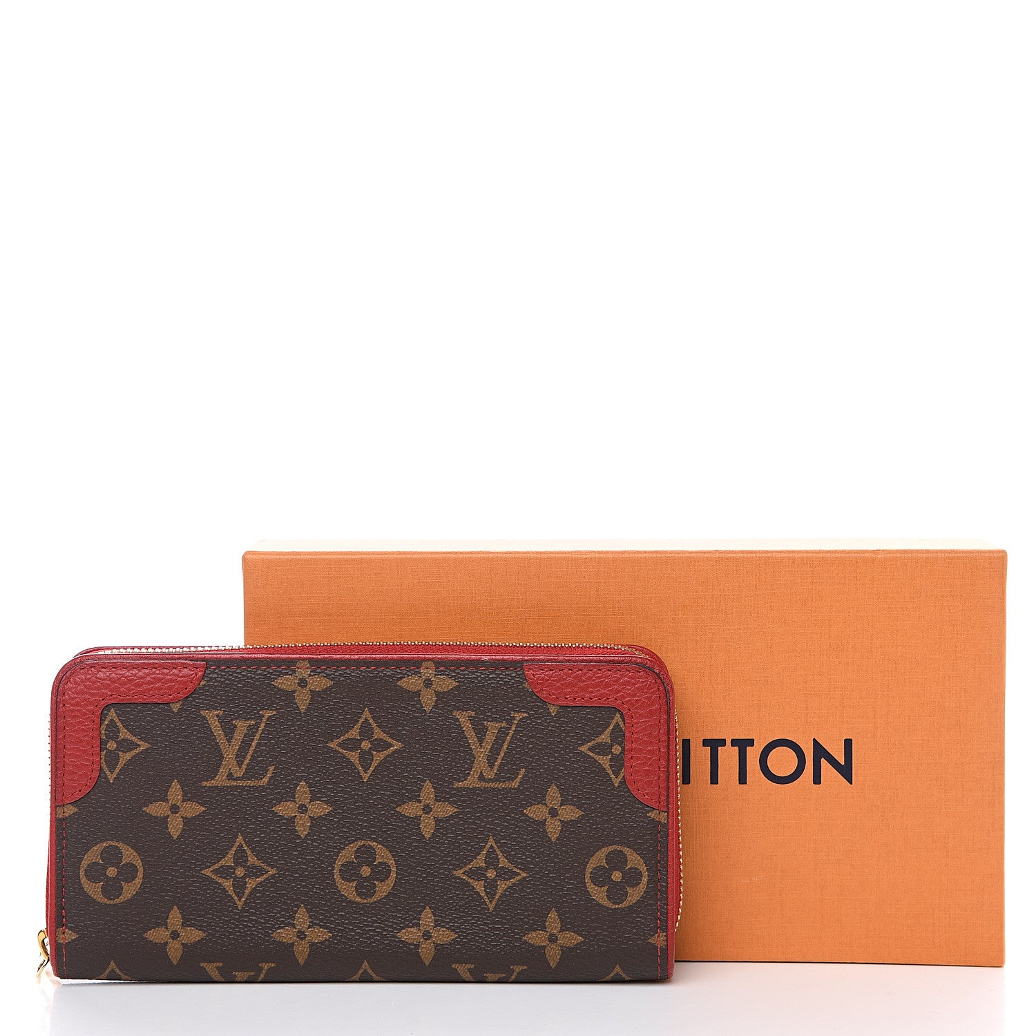 Louis Vuitton Monogram Retiro Zippy Wallet Cherry 8 of 8