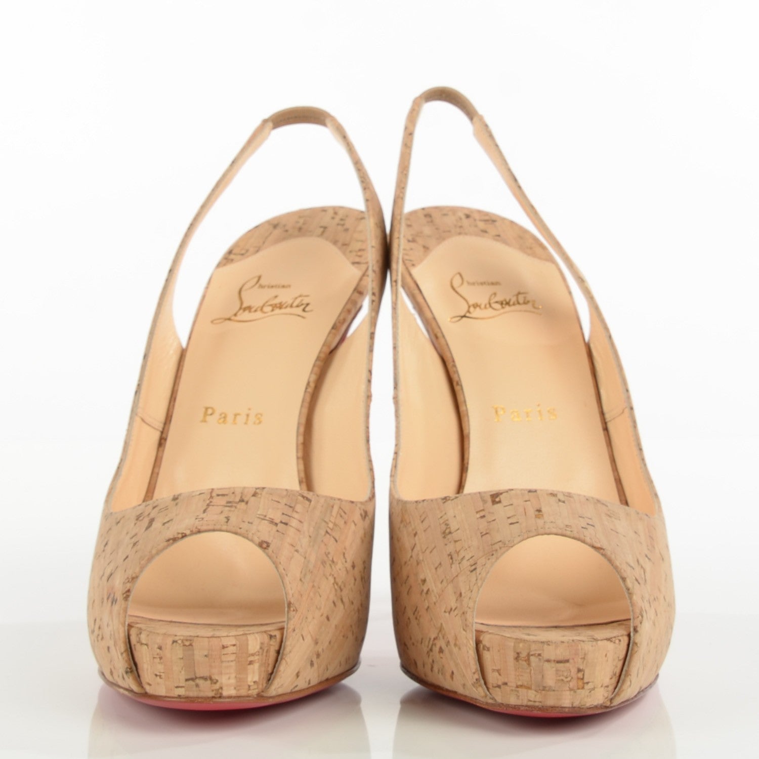 Christian Louboutin Cork No Prive 120 Pumps 40 3 of 6