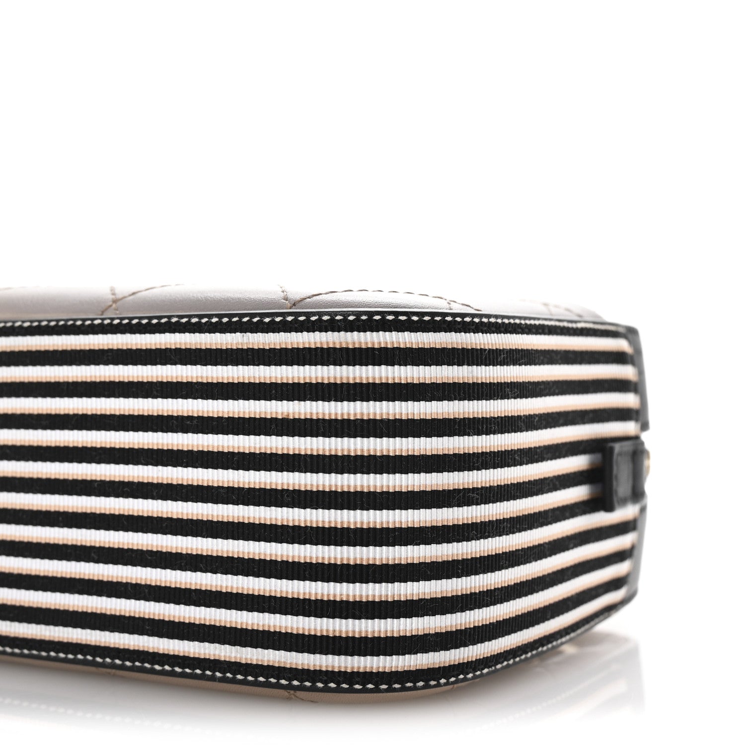 Chanel Calfskin Stitched Button Up Camera Case Pink Black 10 of 10