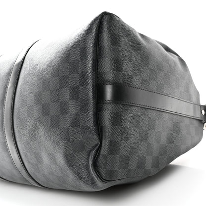 Louis Vuitton Damier Graphite LV League Keepall Bandouliere 45 9 of 17