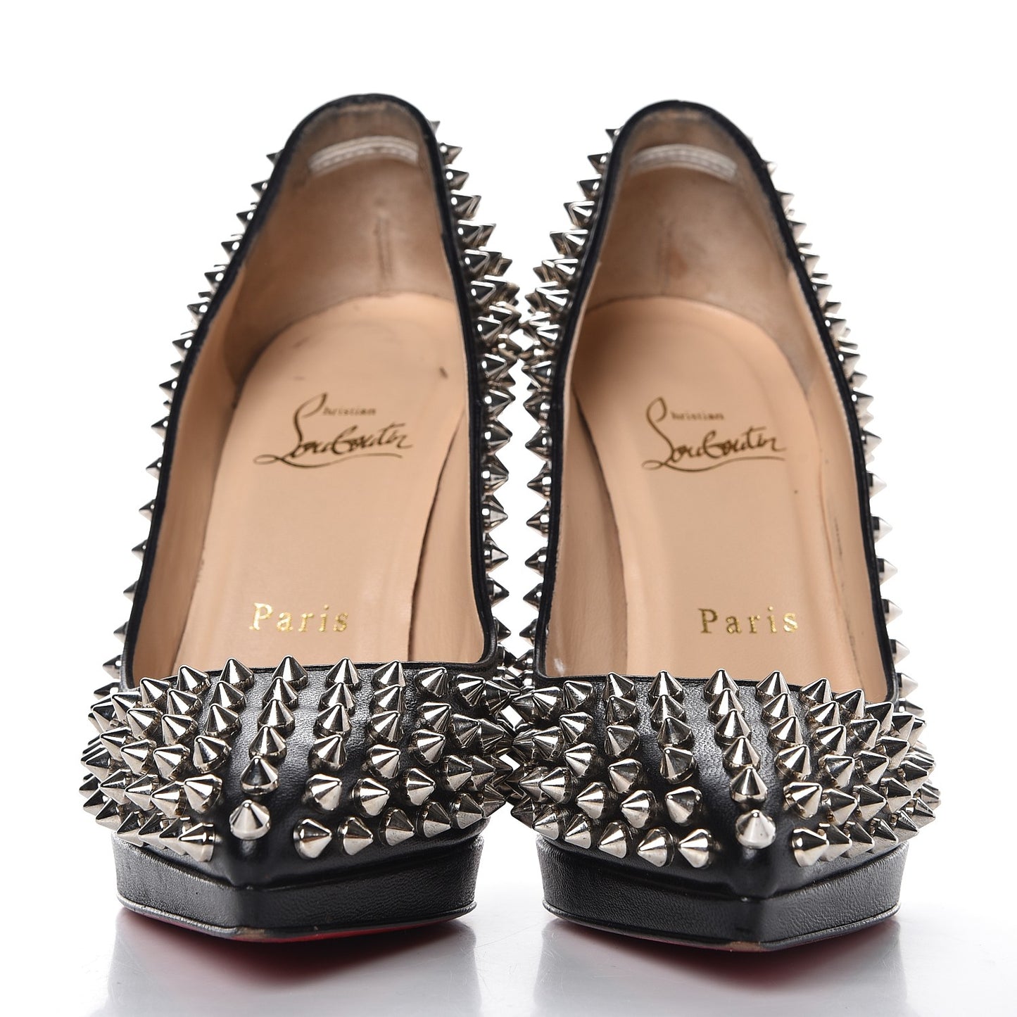Nappa Pigalle Plato Spikes 120 Pumps 34.5 Black