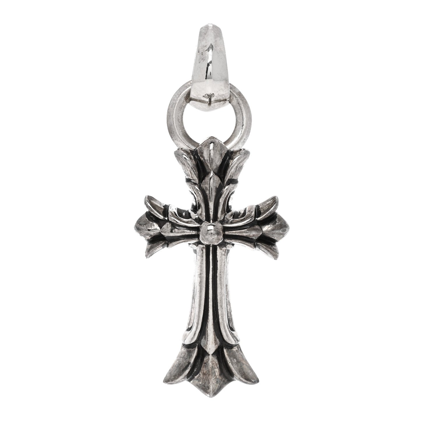 Sterling Silver Double Cross Pendant