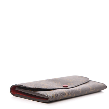 Louis Vuitton Monogram Emilie Wallet Red 4 of 8