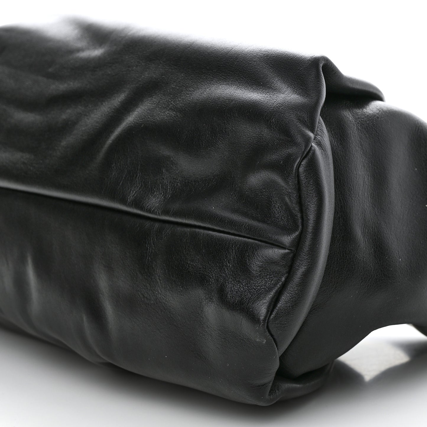 Smooth Butter Calfskin Small The Shoulder Pouch Black