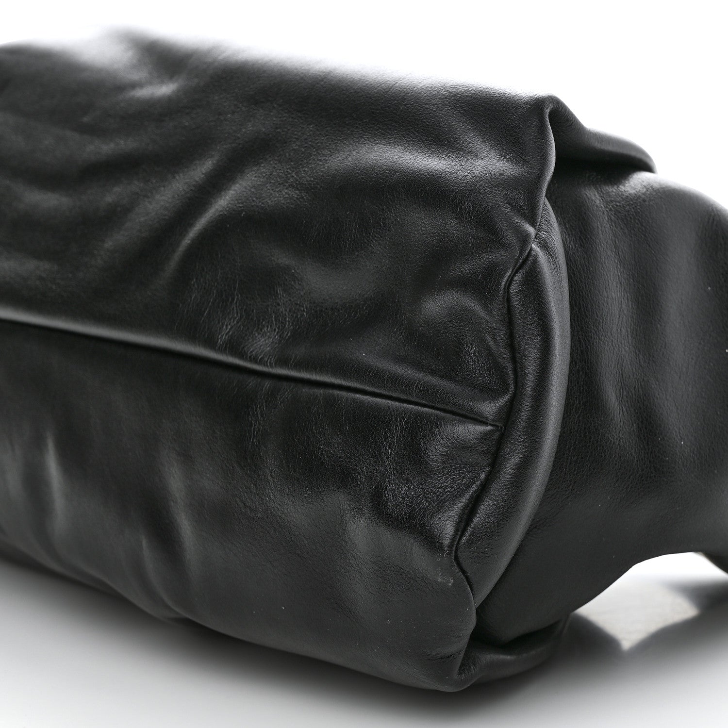 Bottega Veneta Smooth Butter Calfskin Small The Shoulder Pouch Black 9 of 9