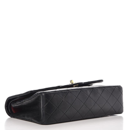 Chanel Lambskin Quilted Medium Double Flap Black 4 of 15
