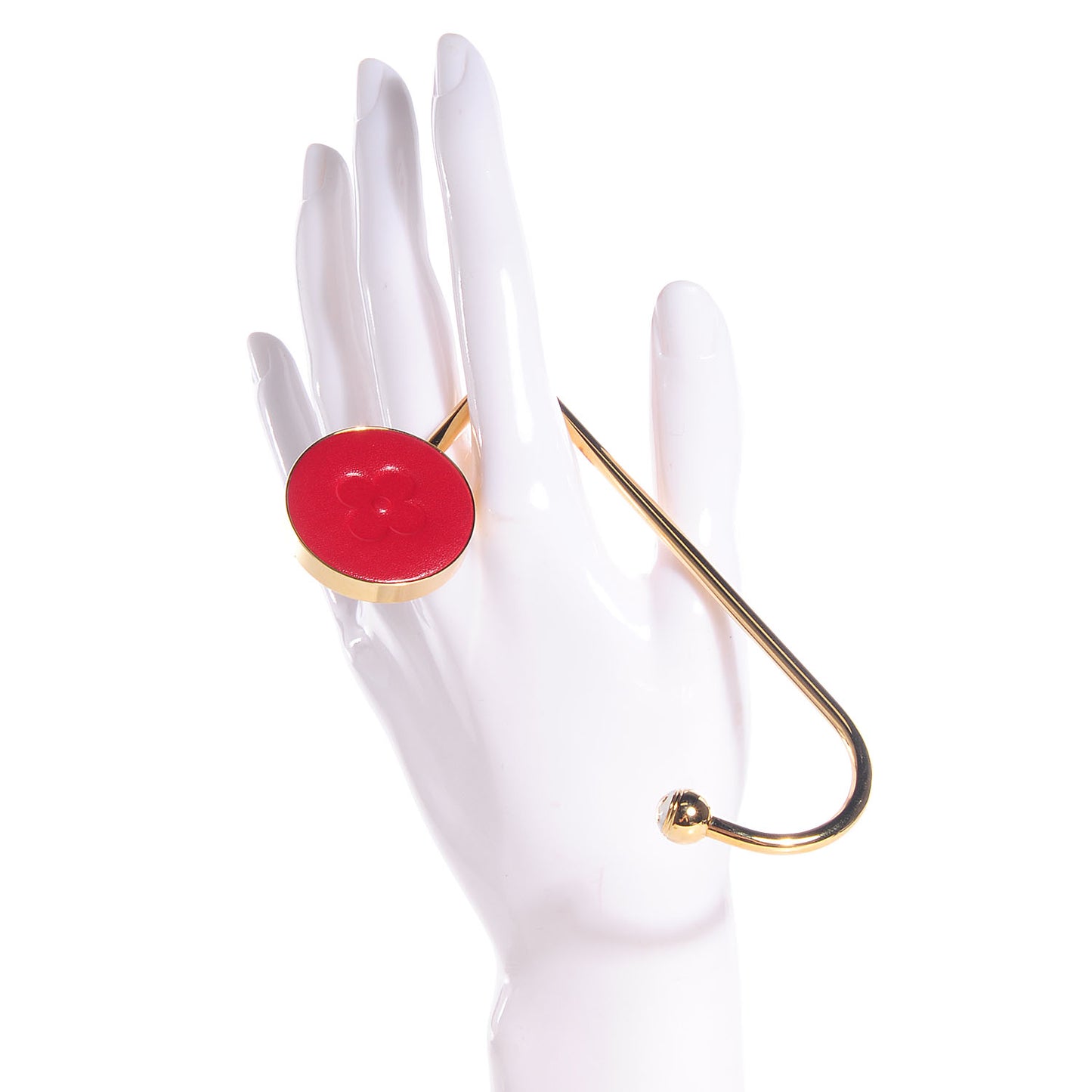 Purse Hook Red Gold