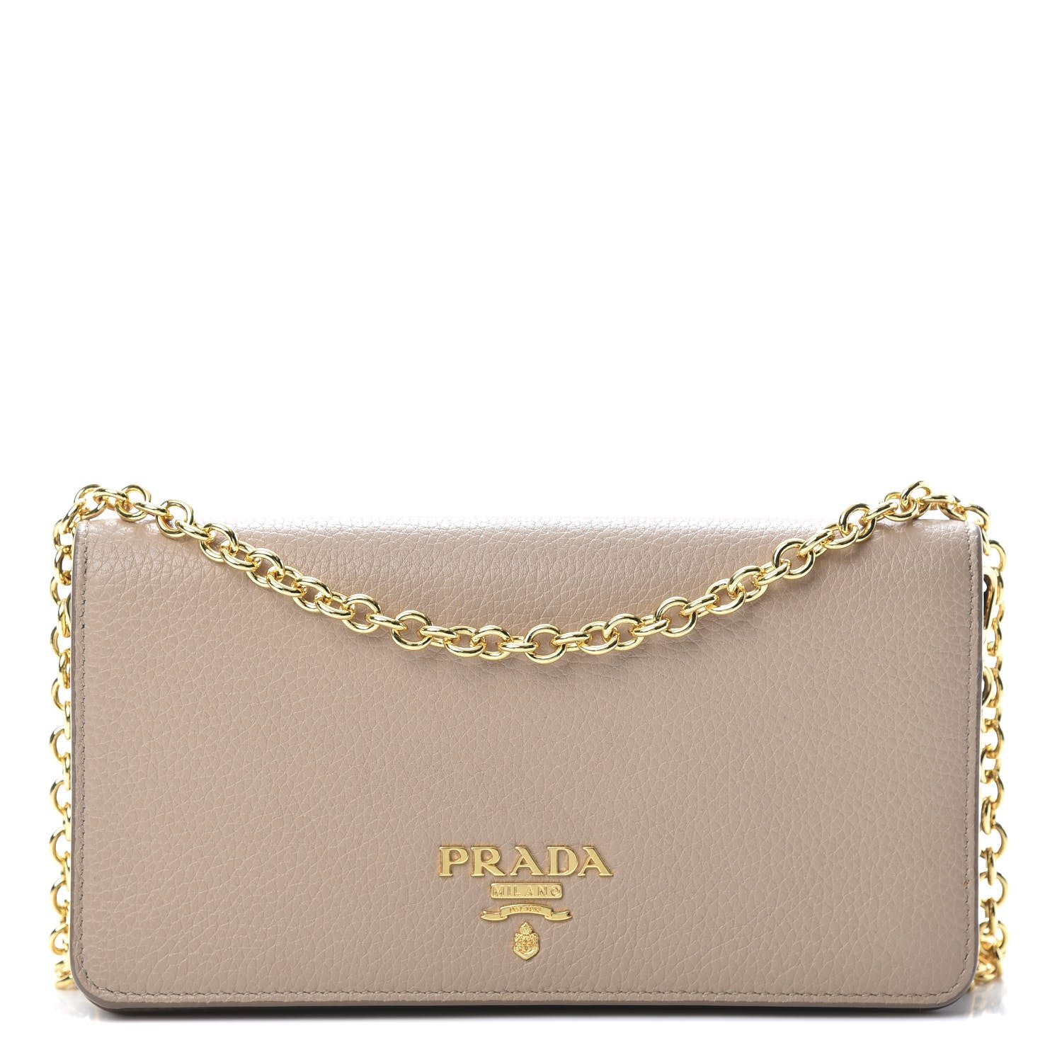 Prada Vitello Daino Chain Wallet Cammeo 1 of 11
