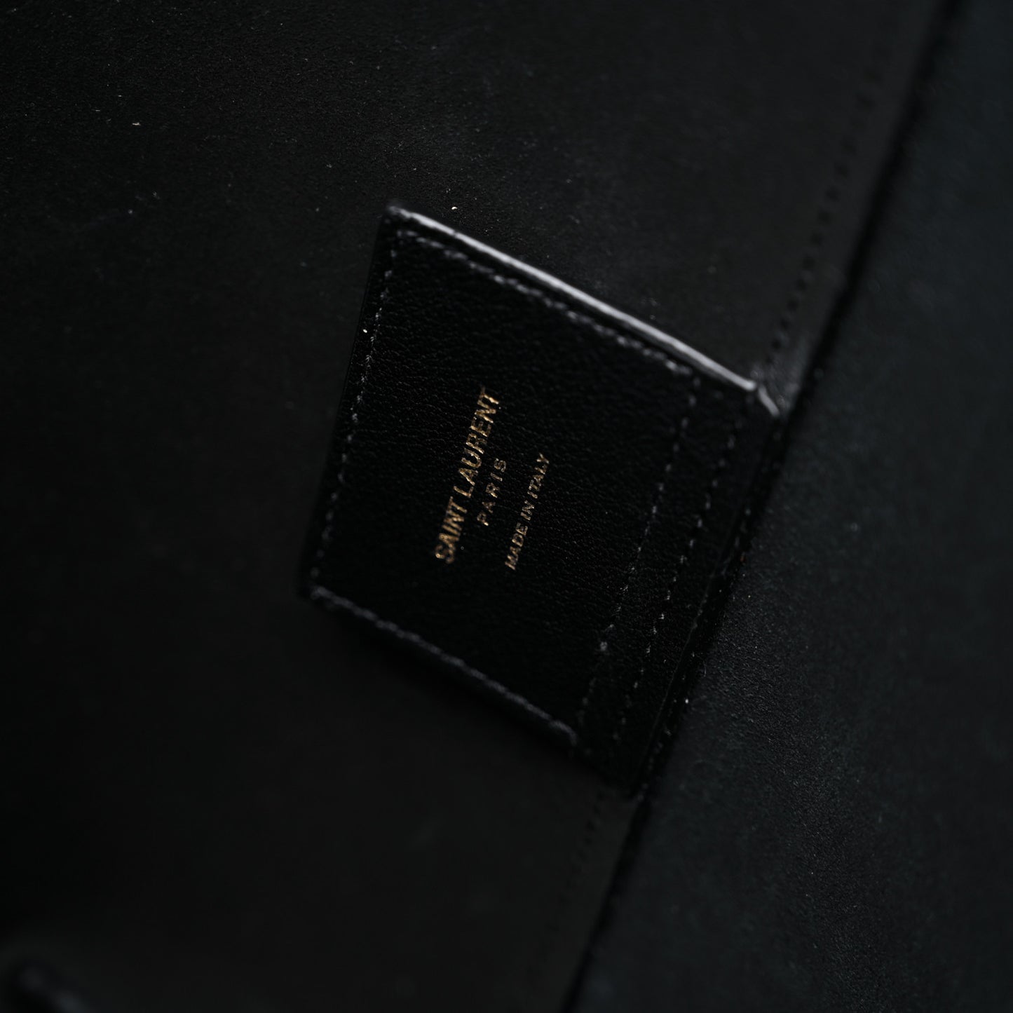 Calfskin Large Shopping Tote Black