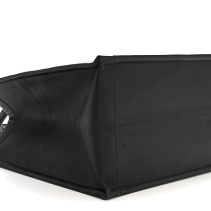 Christian Dior Calfskin Embossed Medium Book Tote Black 9 of 12