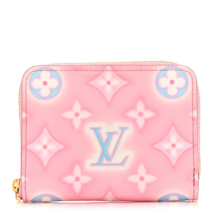 Louis Vuitton Vernis Valentine Zippy Coin Purse Light Pink Neon 1 of 10