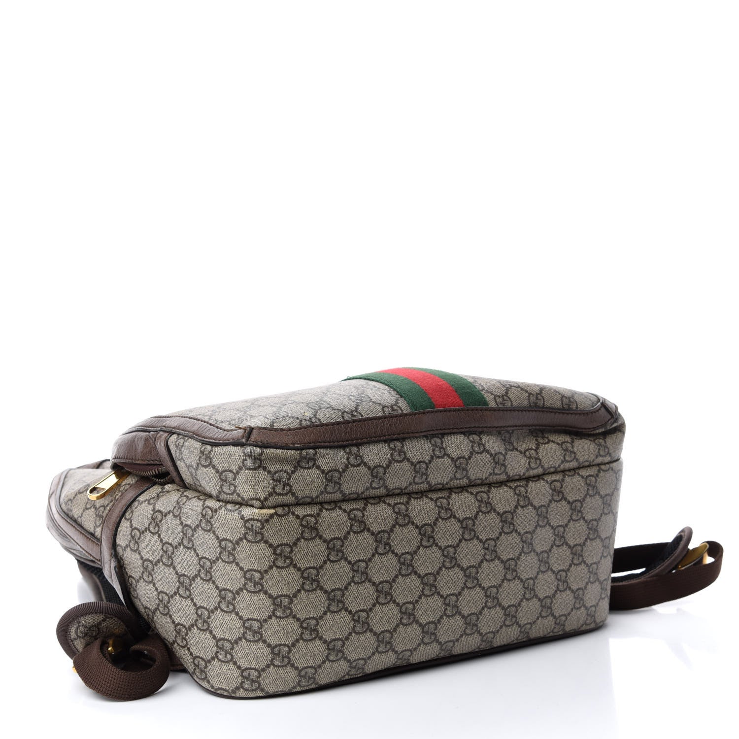 Gucci GG Supreme Monogram Medium Ophidia Day Backpack Brown 3 of 11