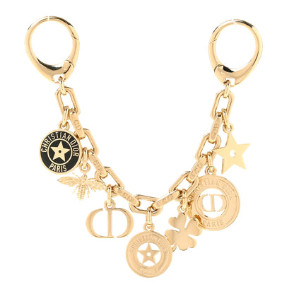 Christian Dior Lacquer 30 Montaigne Bag Charm Gold 1 of 3
