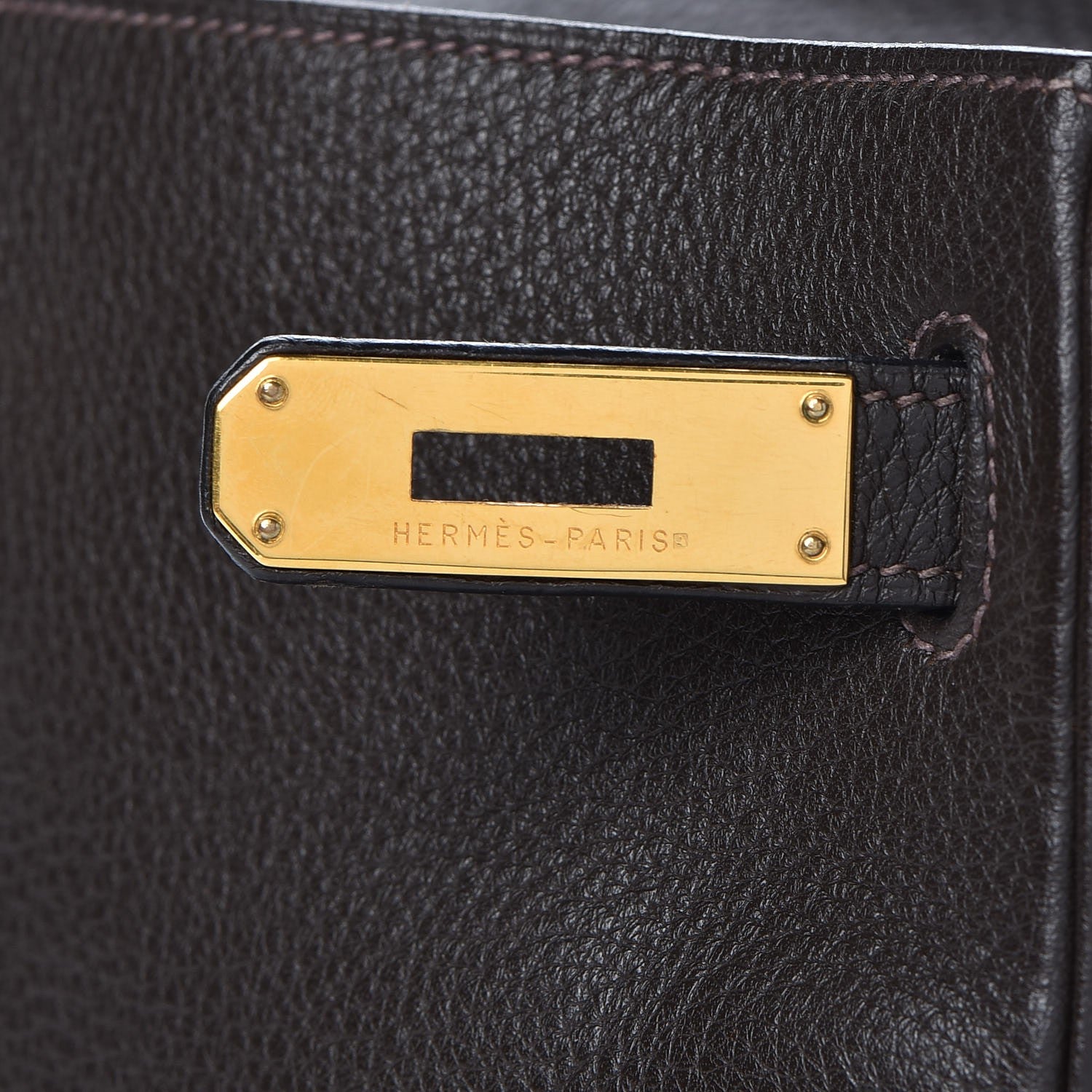 Hermes Taurillon Clemence Kelly Retourne 32 Chocolate 19 of 41