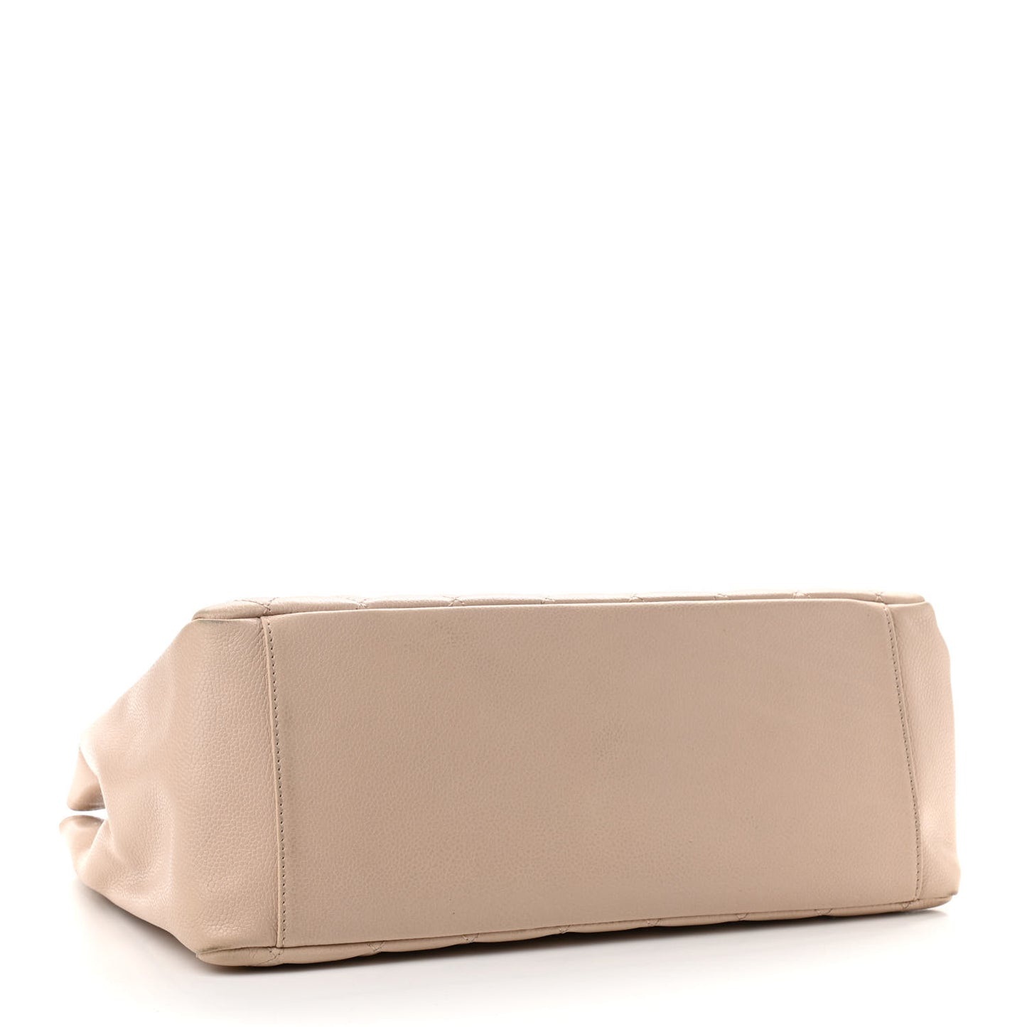 Caviar Quilted Grand Shopping Tote GST Beige Clair