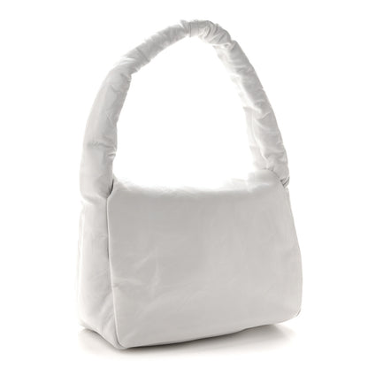 Balenciaga Thin Calfskin Small Monaco Sling Shoulder Bag Light Blue White White 3 of 10