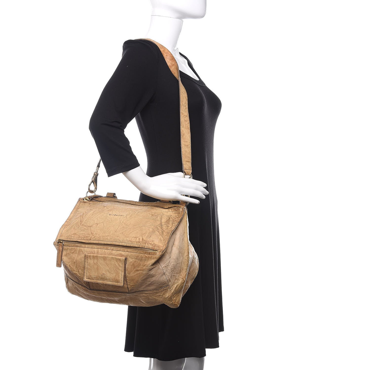 Givenchy Tumbled Sheepskin Medium Pandora Beige 2 of 11