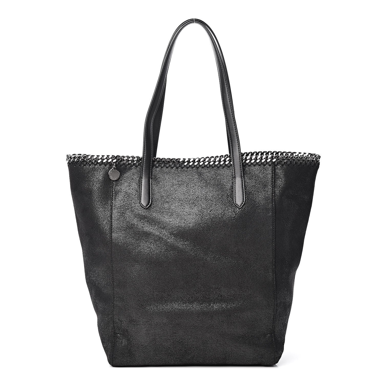 Stella McCartney Shaggy Deer Falabella Shopper Tote Black 1 of 9