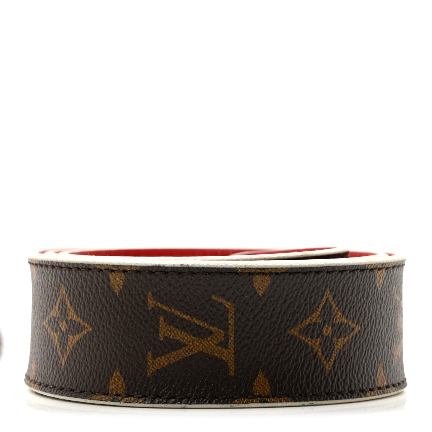 Louis Vuitton Monogram Bandouliere Shoulder Strap Red 2 of 6