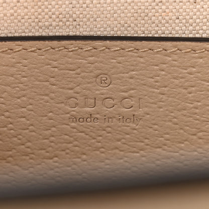 Gucci GG Supreme Monogram Textured Dollar Calfskin Web Small Ophidia Chain Shoulder Bag Beige Mystic White Oatmeal 6 of 10