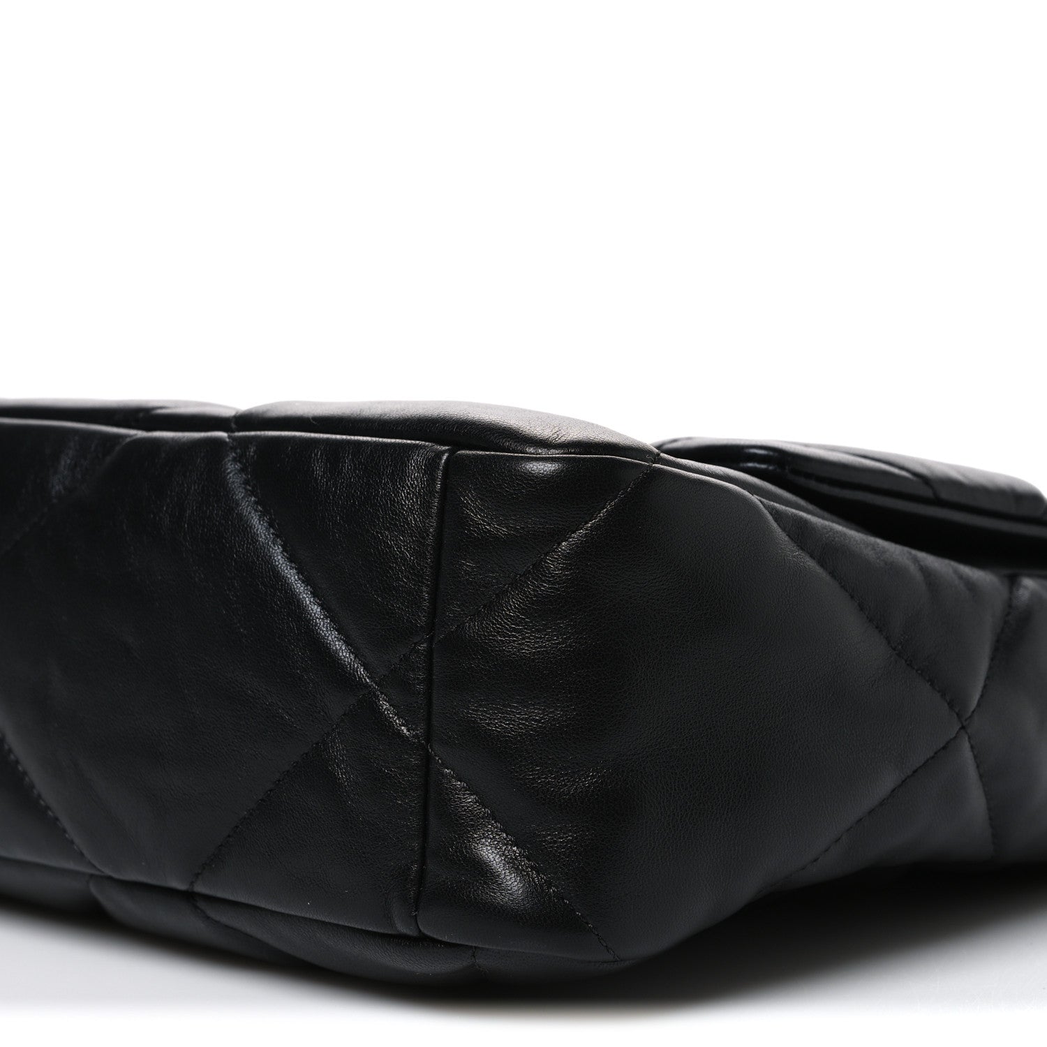 Chanel Lambskin Quilted Large Chanel 19 Flap Black 10 of 10